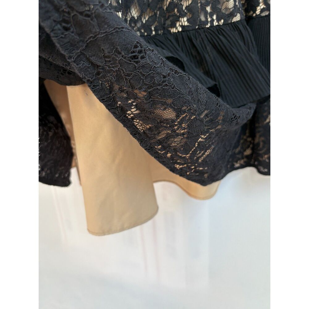 Elegant Black Lace Dress - Picture 5 of 12